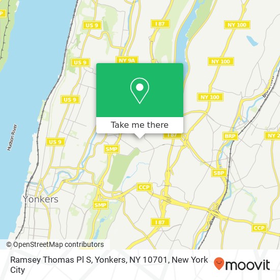 Ramsey Thomas Pl S, Yonkers, NY 10701 map