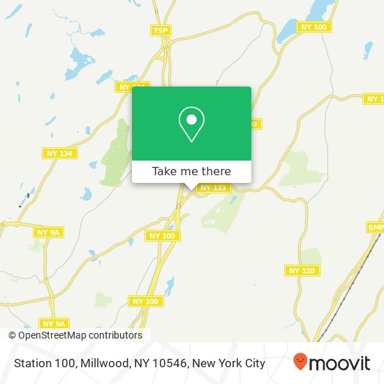 Mapa de Station 100, Millwood, NY 10546