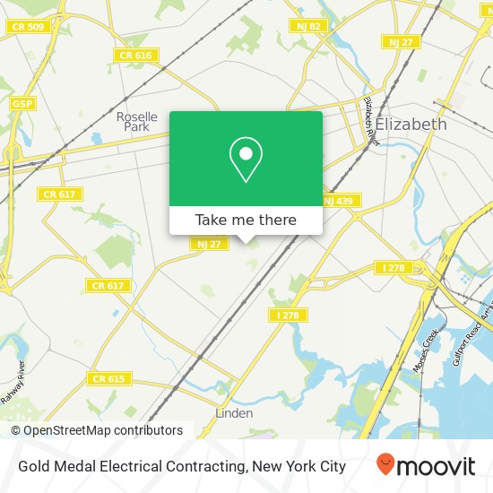 Mapa de Gold Medal Electrical Contracting