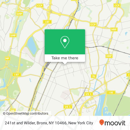 Mapa de 241st and Wilder, Bronx, NY 10466