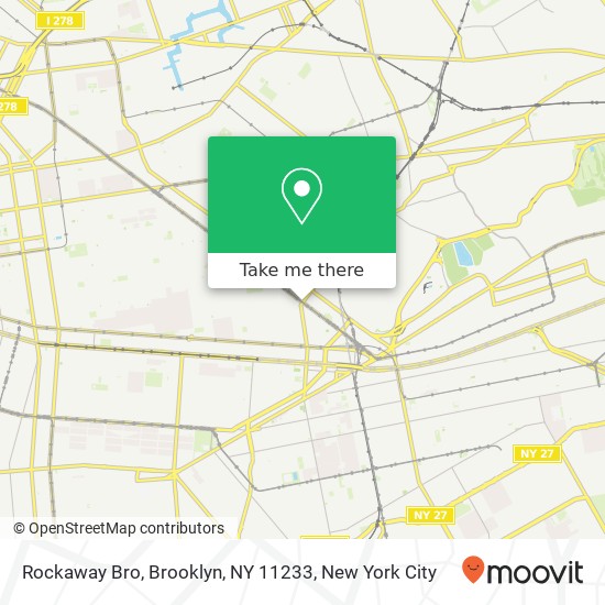 Rockaway Bro, Brooklyn, NY 11233 map