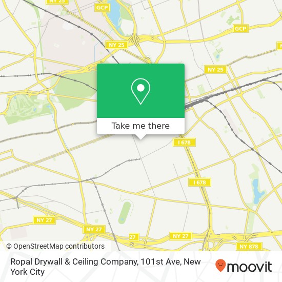 Ropal Drywall & Ceiling Company, 101st Ave map