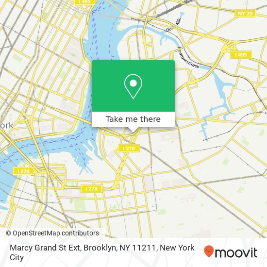 Mapa de Marcy Grand St Ext, Brooklyn, NY 11211