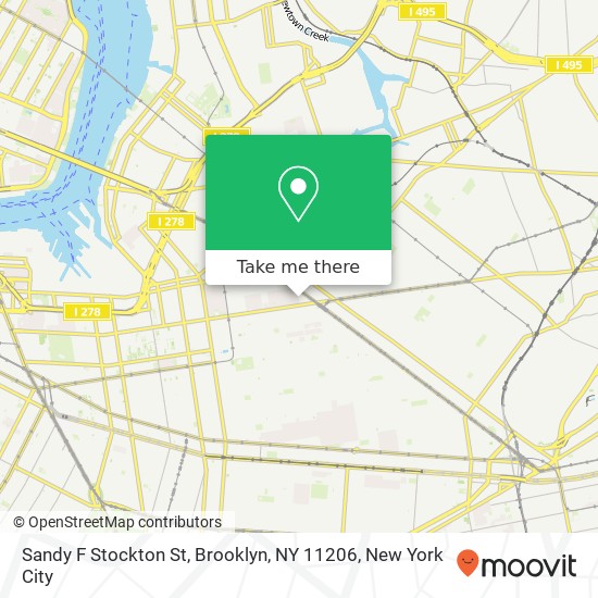 Sandy F Stockton St, Brooklyn, NY 11206 map