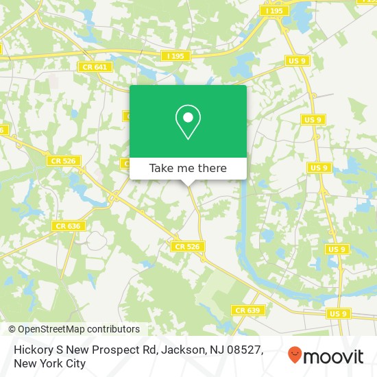 Hickory S New Prospect Rd, Jackson, NJ 08527 map