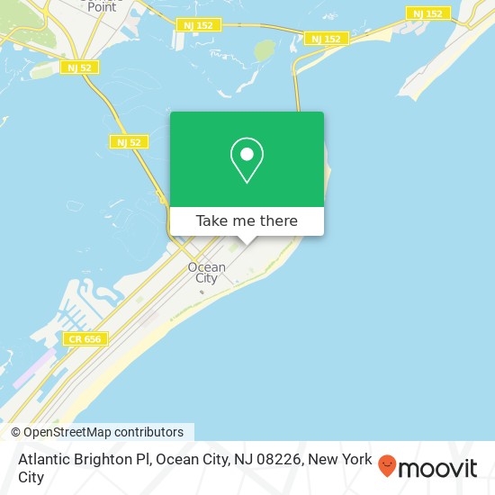 Atlantic Brighton Pl, Ocean City, NJ 08226 map