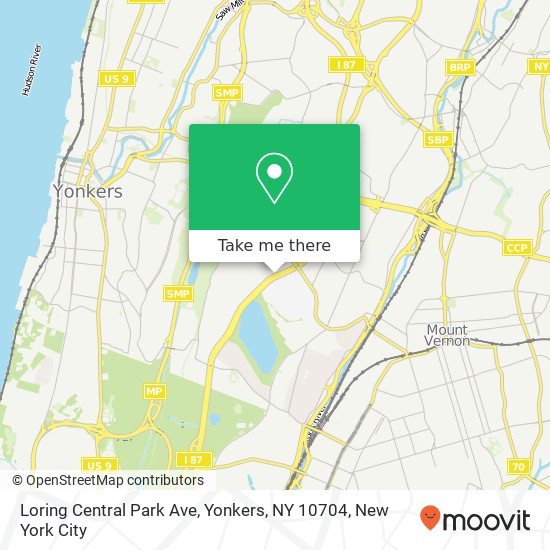 Loring Central Park Ave, Yonkers, NY 10704 map