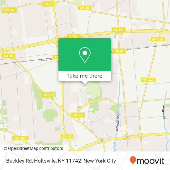 Mapa de Buckley Rd, Holtsville, NY 11742