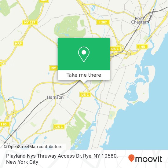 Mapa de Playland Nys Thruway Access Dr, Rye, NY 10580