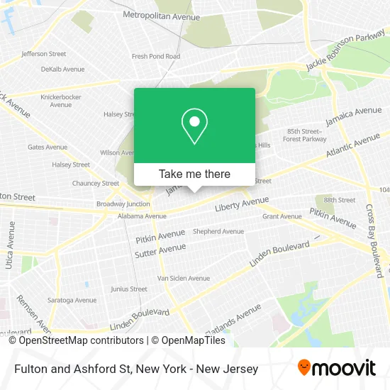 Mapa de Fulton and Ashford St