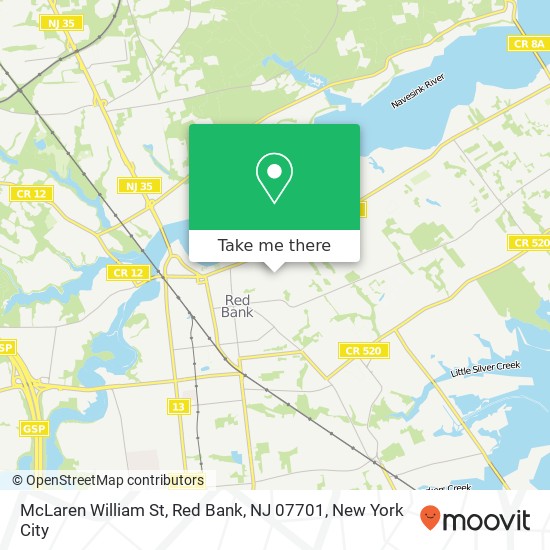 McLaren William St, Red Bank, NJ 07701 map