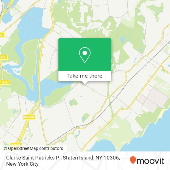 Clarke Saint Patricks Pl, Staten Island, NY 10306 map