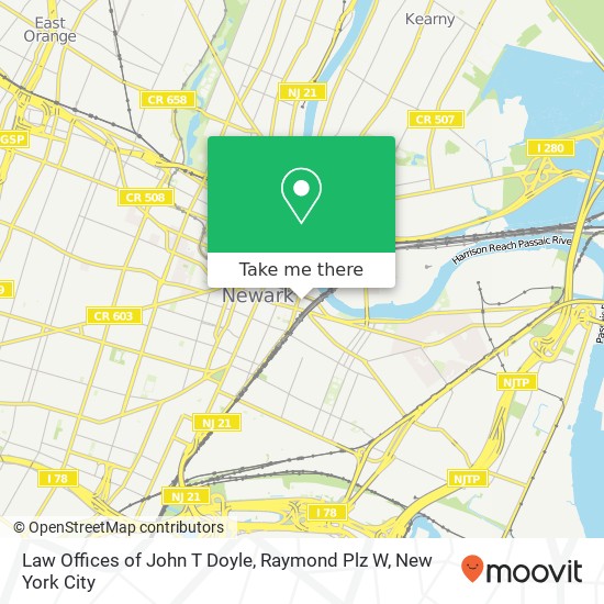 Law Offices of John T Doyle, Raymond Plz W map