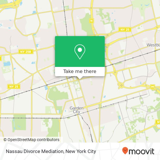 Nassau Divorce Mediation map