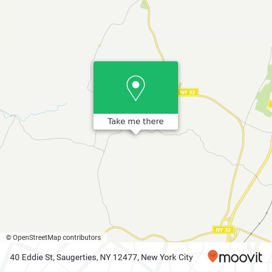 Mapa de 40 Eddie St, Saugerties, NY 12477