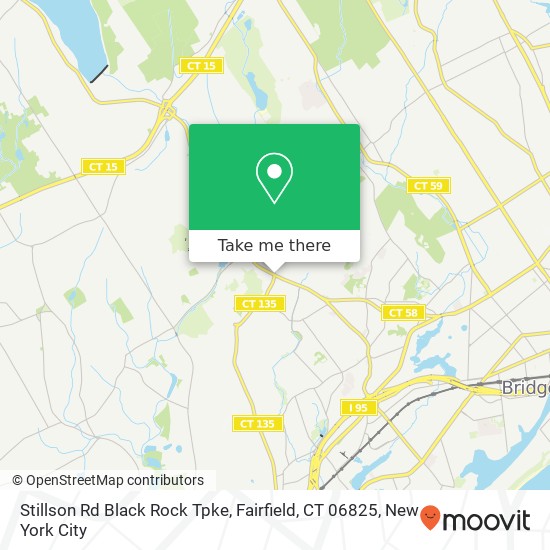 Mapa de Stillson Rd Black Rock Tpke, Fairfield, CT 06825