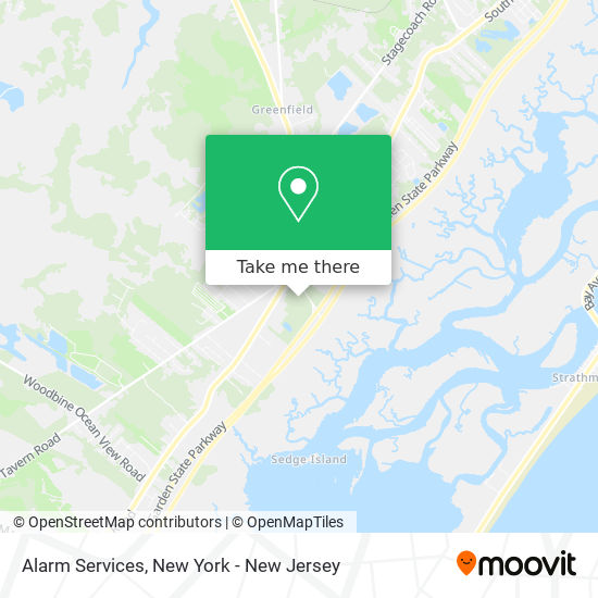 Alarm Services map