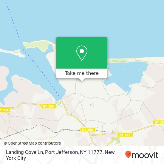 Mapa de Landing Cove Ln, Port Jefferson, NY 11777