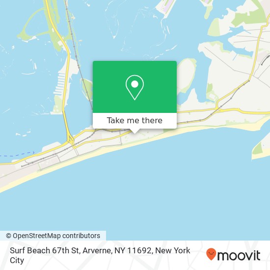 Surf Beach 67th St, Arverne, NY 11692 map