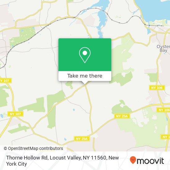 Thorne Hollow Rd, Locust Valley, NY 11560 map