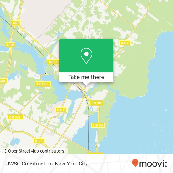 JWSC Construction map