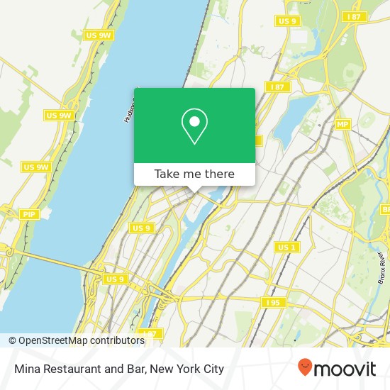 Mapa de Mina Restaurant and Bar