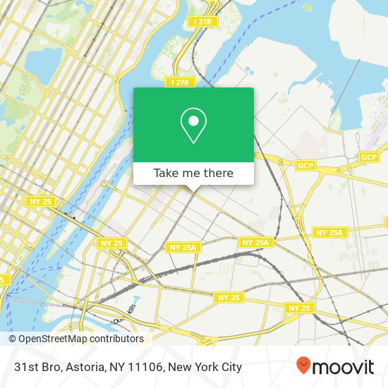 Mapa de 31st Bro, Astoria, NY 11106
