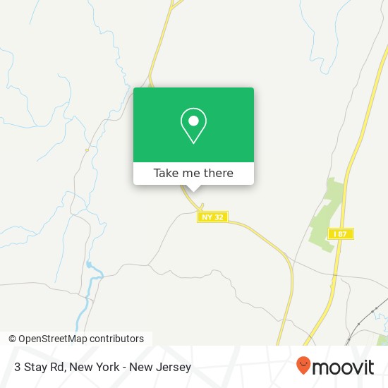 Mapa de 3 Stay Rd, Saugerties, NY 12477