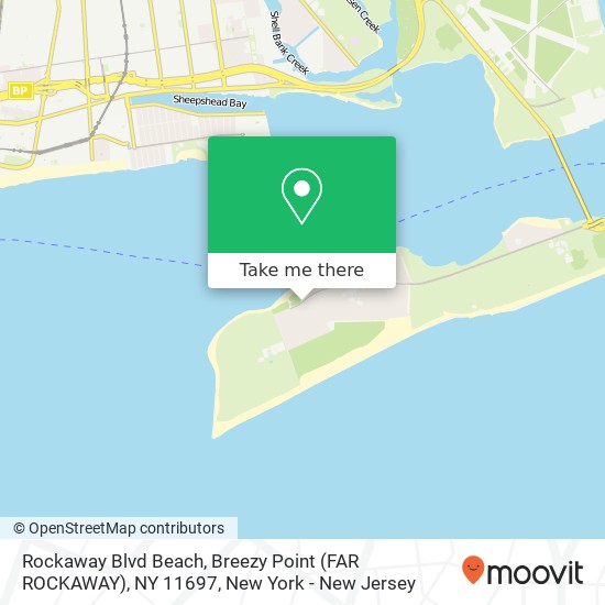 Rockaway Blvd Beach, Breezy Point (FAR ROCKAWAY), NY 11697 map