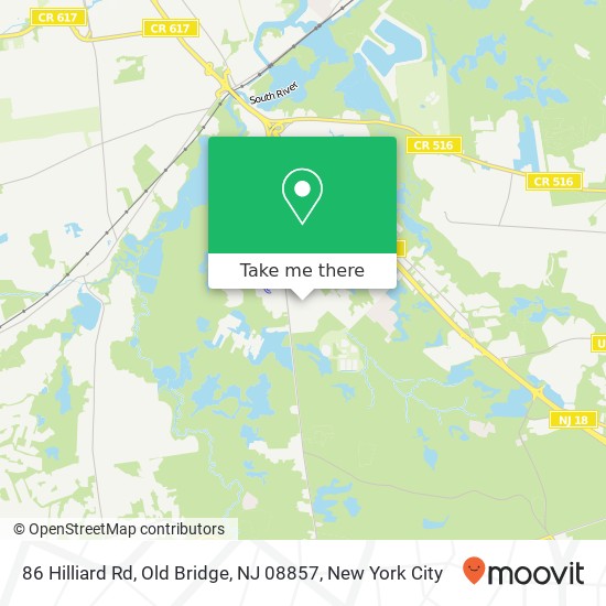 86 Hilliard Rd, Old Bridge, NJ 08857 map