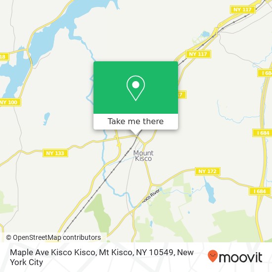 Maple Ave Kisco Kisco, Mt Kisco, NY 10549 map