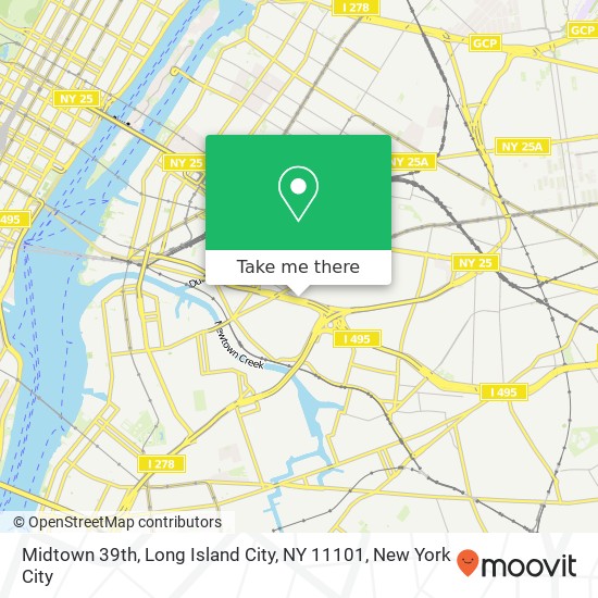 Midtown 39th, Long Island City, NY 11101 map