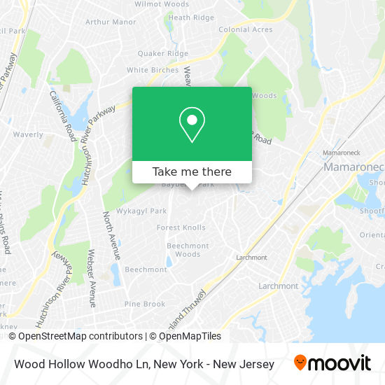 Mapa de Wood Hollow Woodho Ln
