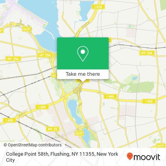 College Point 58th, Flushing, NY 11355 map