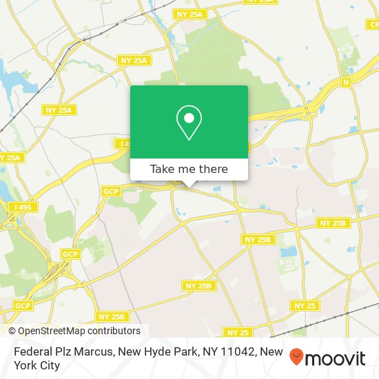 Federal Plz Marcus, New Hyde Park, NY 11042 map