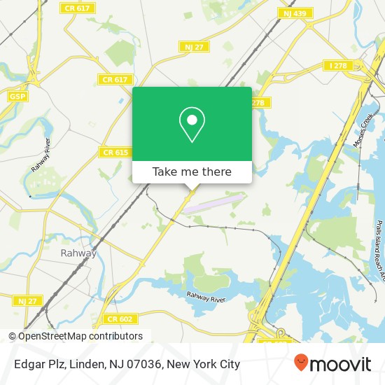 Edgar Plz, Linden, NJ 07036 map