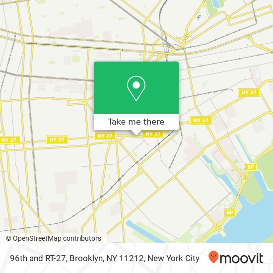 96th and RT-27, Brooklyn, NY 11212 map