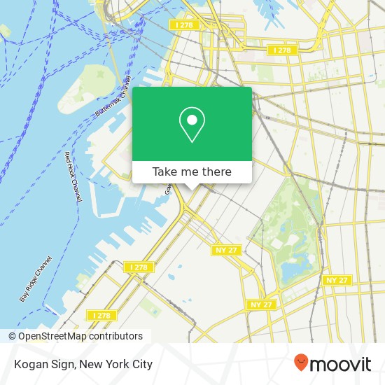 Kogan Sign map