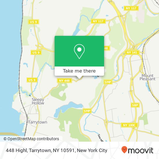 448 Highl, Tarrytown, NY 10591 map