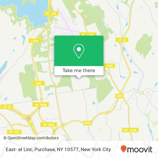 Mapa de East- at Linc, Purchase, NY 10577