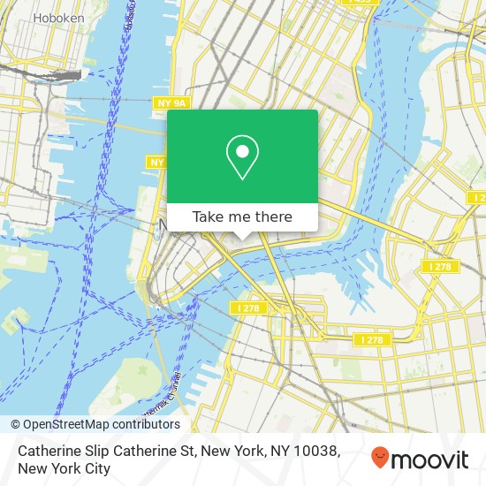 Catherine Slip Catherine St, New York, NY 10038 map