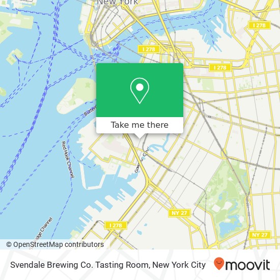 Svendale Brewing Co. Tasting Room map