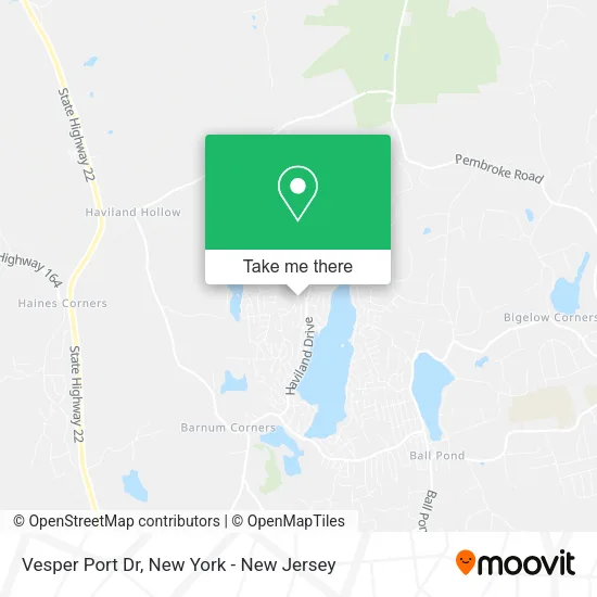 Vesper Port Dr map