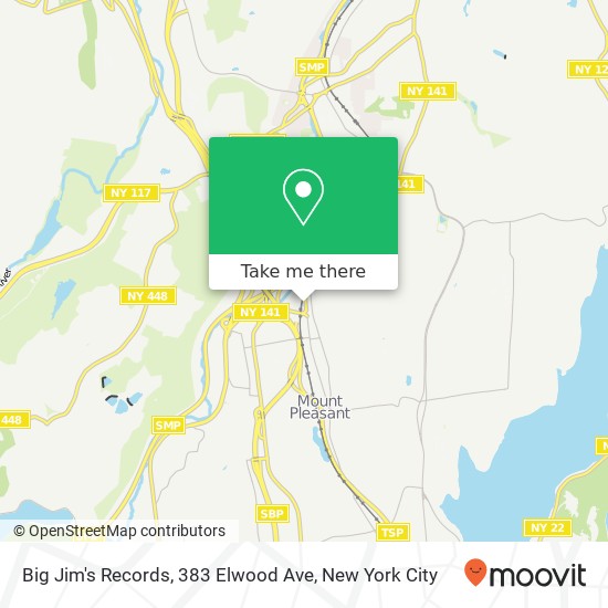 Big Jim's Records, 383 Elwood Ave map