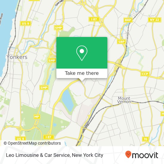 Mapa de Leo Limousine & Car Service