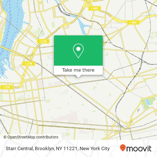 Starr Central, Brooklyn, NY 11221 map