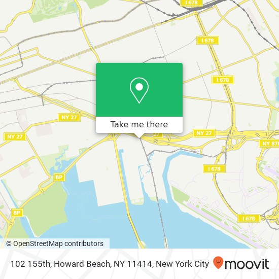 102 155th, Howard Beach, NY 11414 map