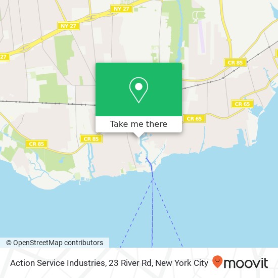 Action Service Industries, 23 River Rd map