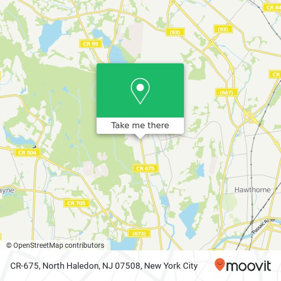 Mapa de CR-675, North Haledon, NJ 07508