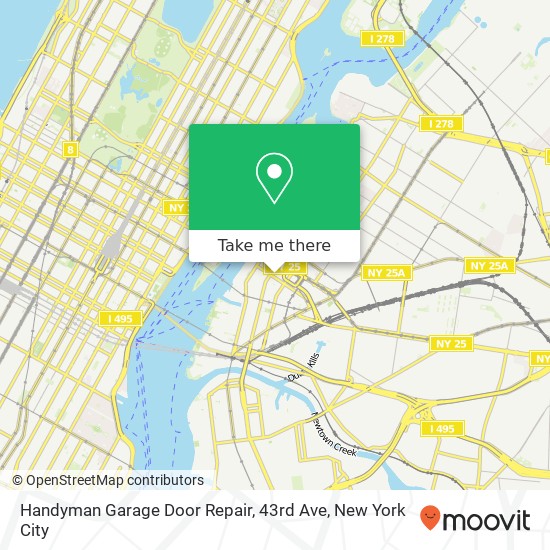 Mapa de Handyman Garage Door Repair, 43rd Ave